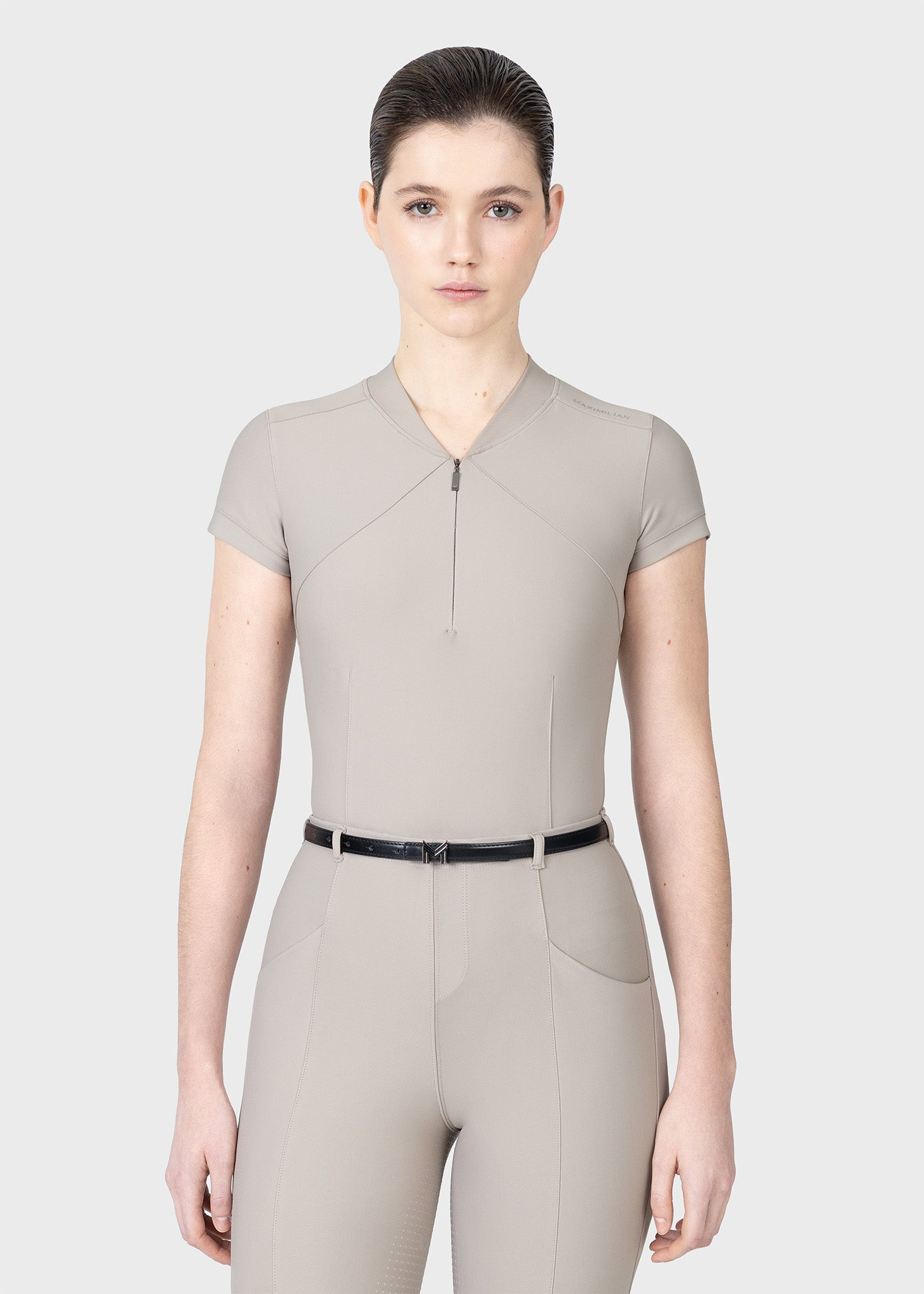 MAXIMILIAN EQUESTRIAN Halo Kurzarm Base Layer soft taupe