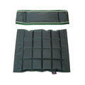 Chair and backrest green/silver