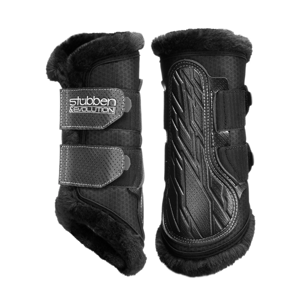 stübben Airflow Trainingsgamaschen mit Fleece schwarz