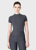 MAXIMILIAN EQUESTRIAN Origin Kurzarm Base Layer weiß graphite