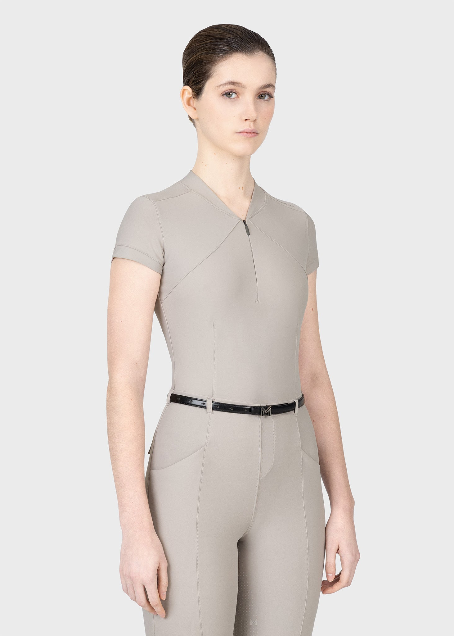 MAXIMILIAN EQUESTRIAN Halo Kurzarm Base Layer soft taupe