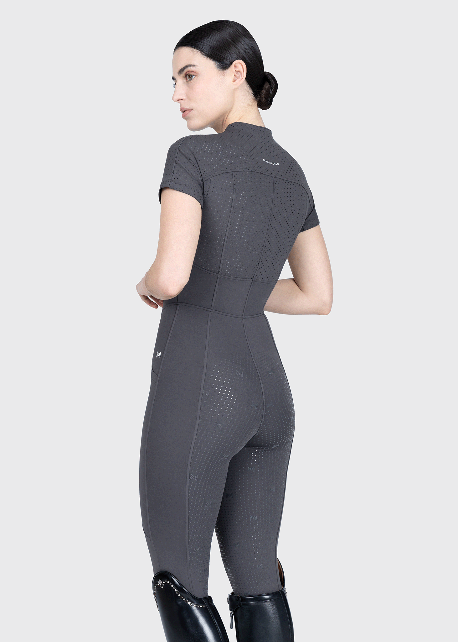 Maximilian Equestrian Air-Tech Riding Jumpsuit graphite