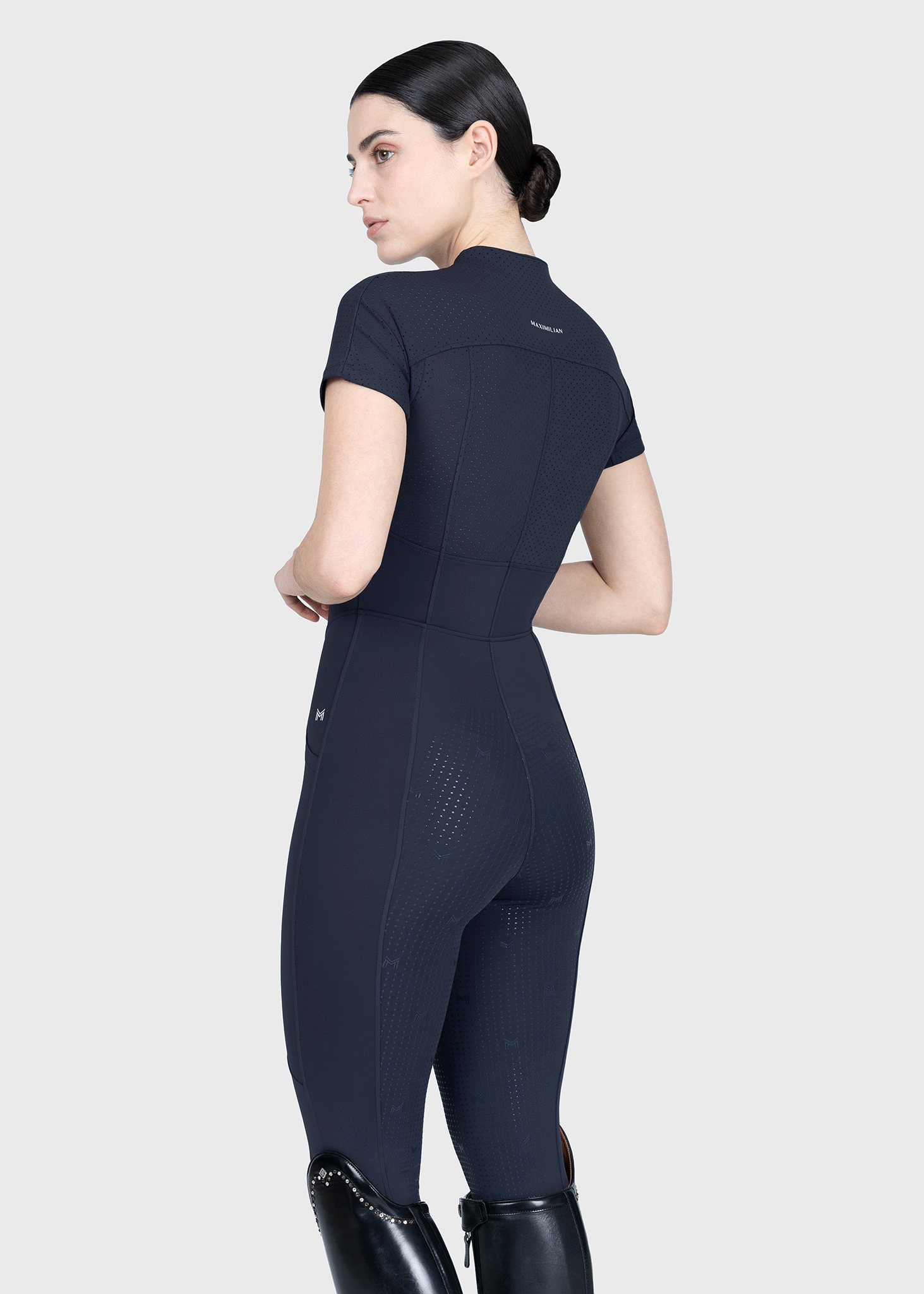 Maximilian Equestrian Air-Tech Riding Jumpsuit atlantic