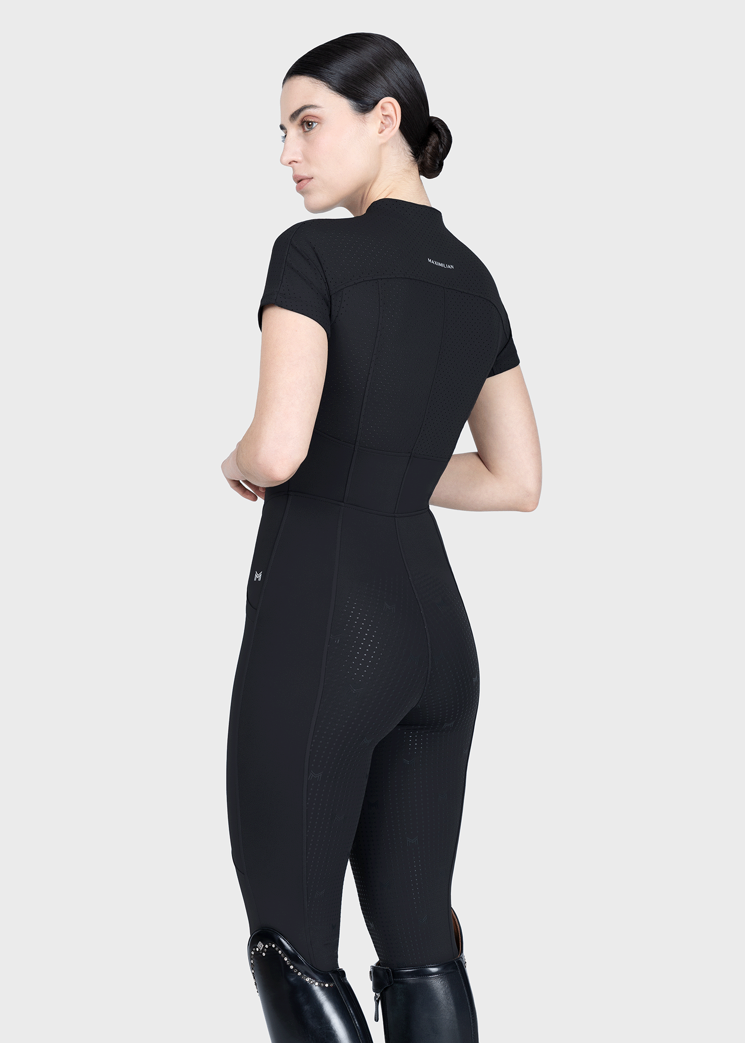 Maximilian Equestrian Air-Tech Riding Jumpsuit schwarz