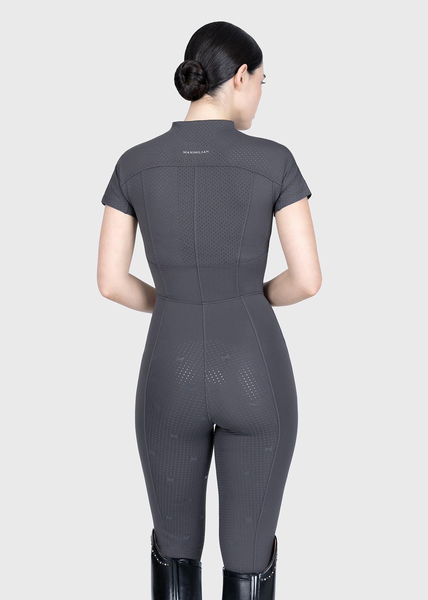 Maximilian Equestrian Air-Tech Riding Jumpsuit graphite