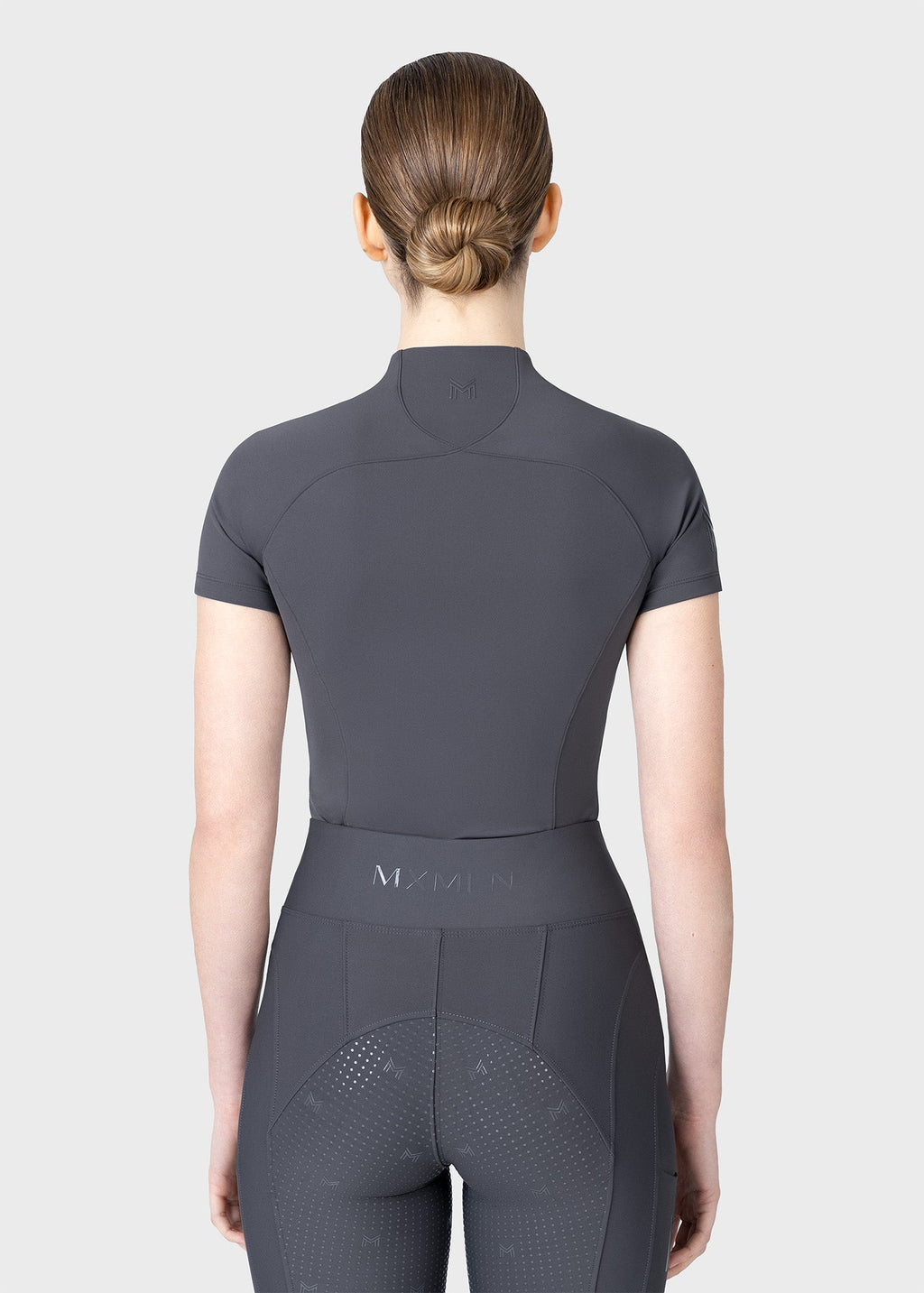 MAXIMILIAN EQUESTRIAN Origin Kurzarm Base Layer weiß graphite