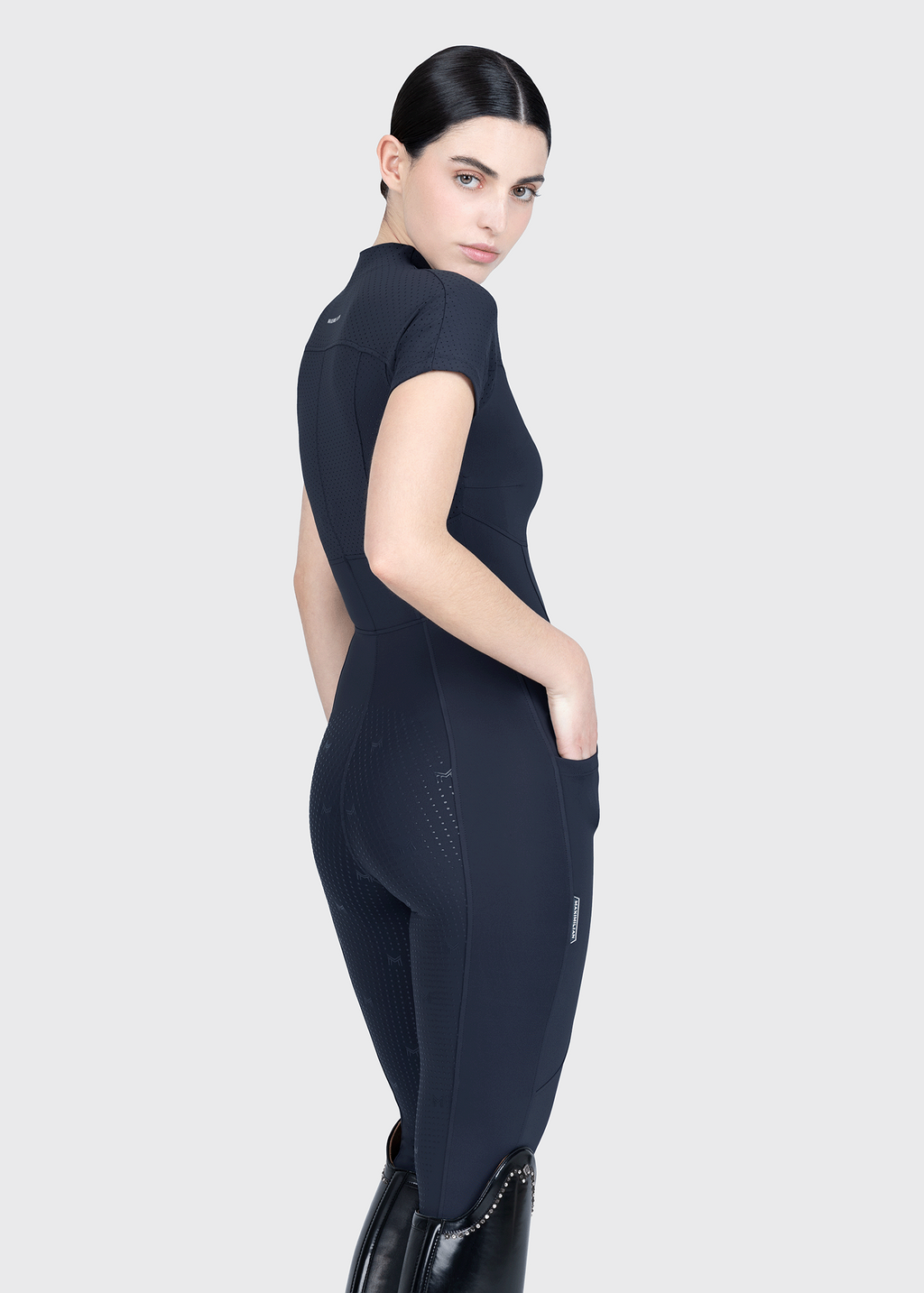 Maximilian Equestrian Air-Tech Riding Jumpsuit atlantic