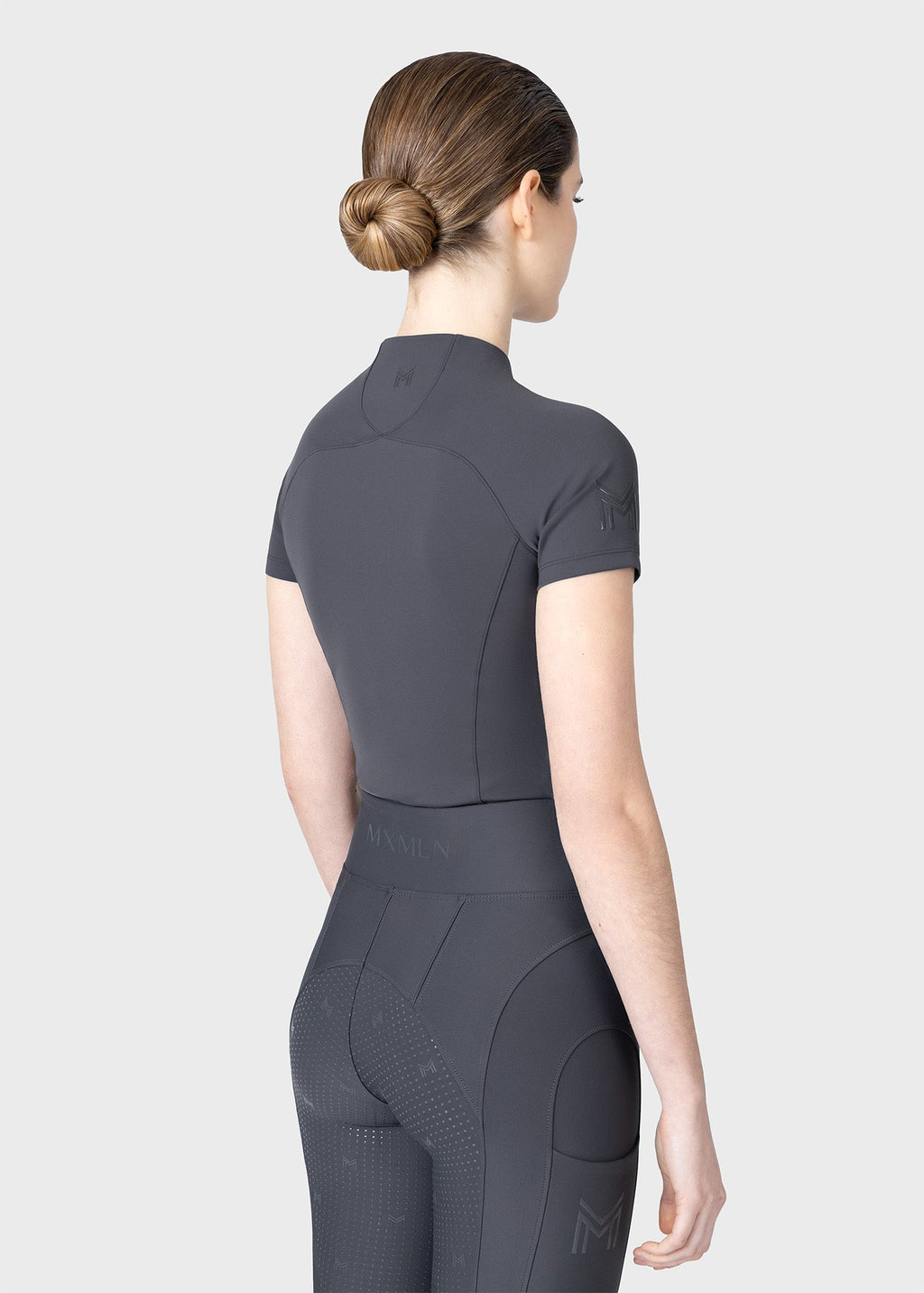 MAXIMILIAN EQUESTRIAN Origin Kurzarm Base Layer weiß graphite