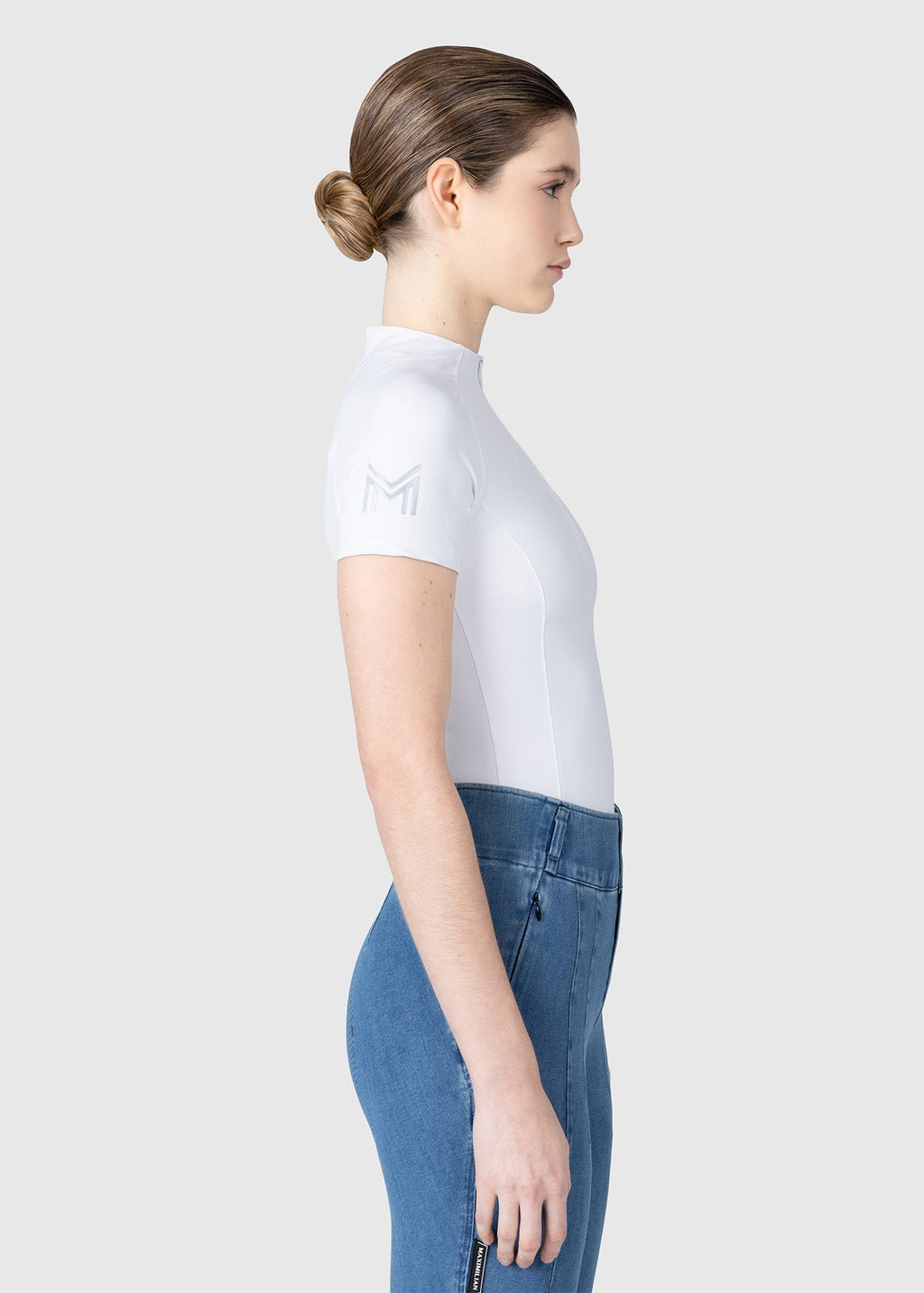 MAXIMILIAN EQUESTRIAN Origin Kurzarm Base Layer weiß