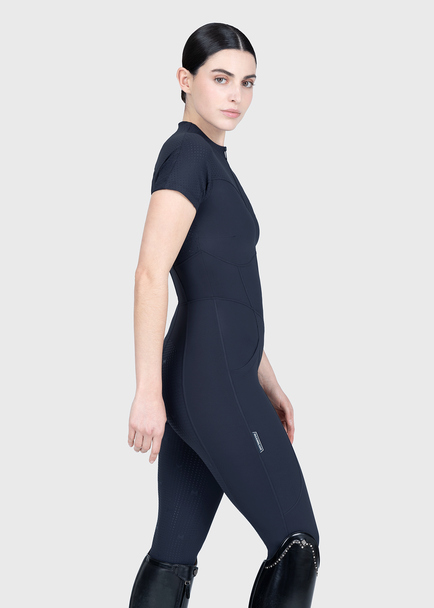Maximilian Equestrian Air-Tech Riding Jumpsuit atlantic