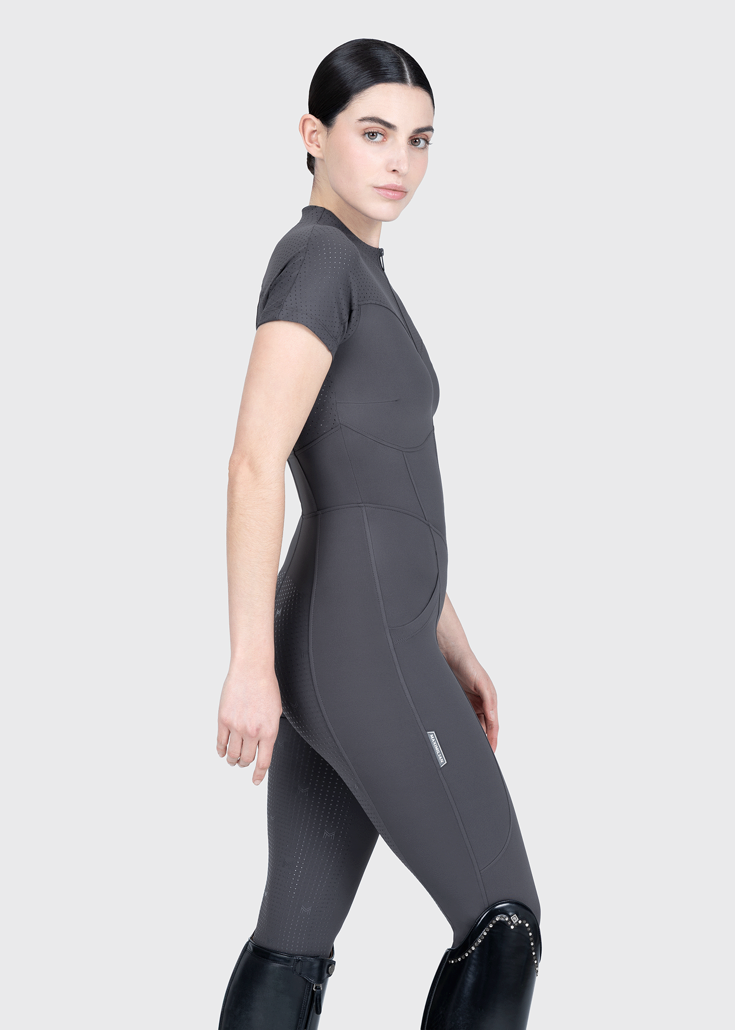 Maximilian Equestrian Air-Tech Riding Jumpsuit graphite