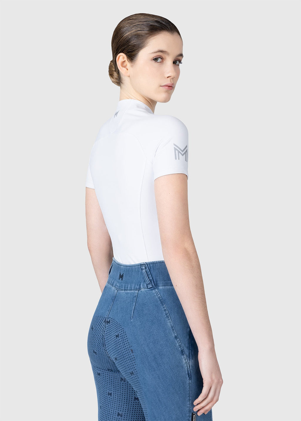 MAXIMILIAN EQUESTRIAN Origin Kurzarm Base Layer weiß