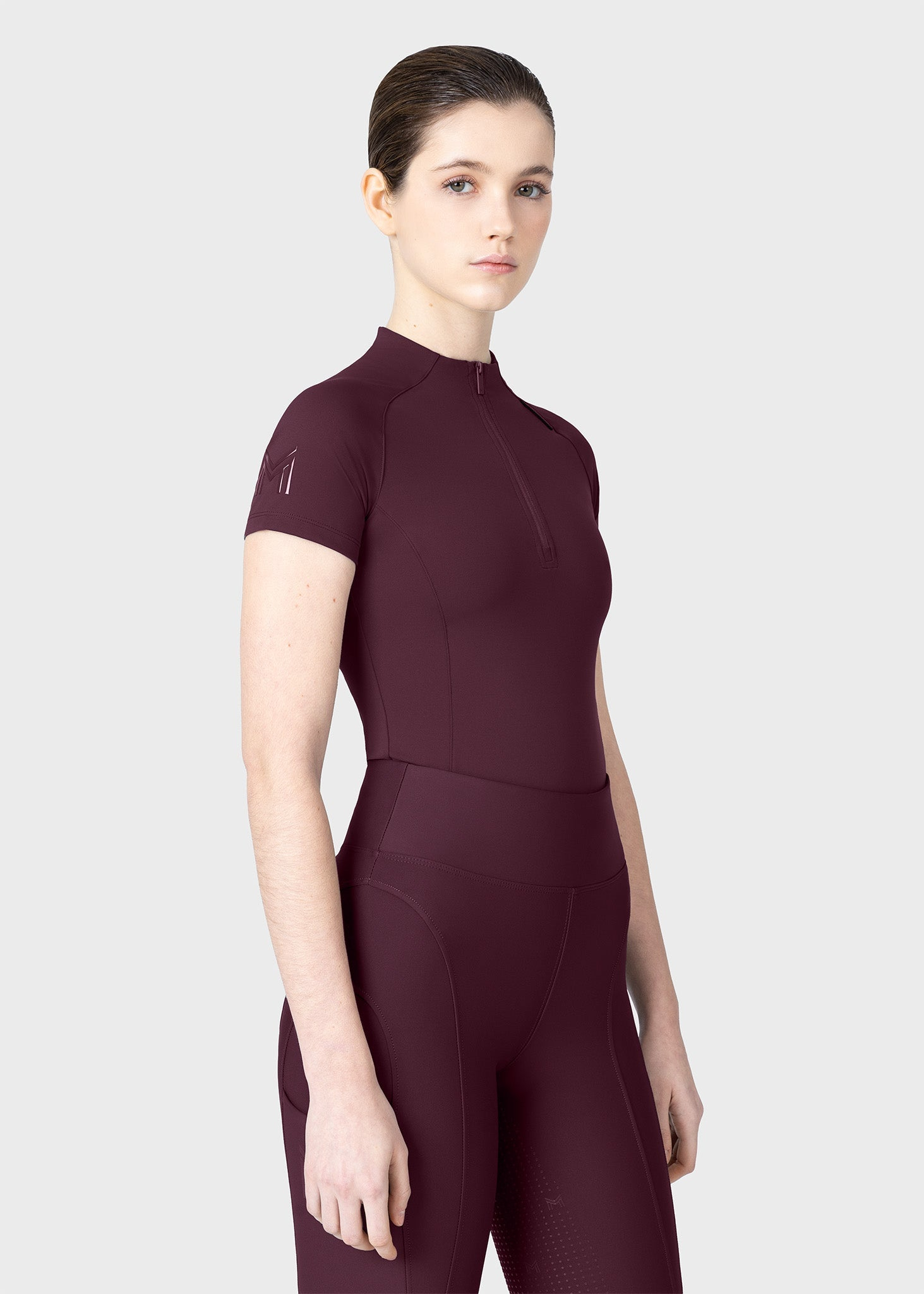 MAXIMILIAN EQUESTRIAN Origin Kurzarm Base Layer burgundy