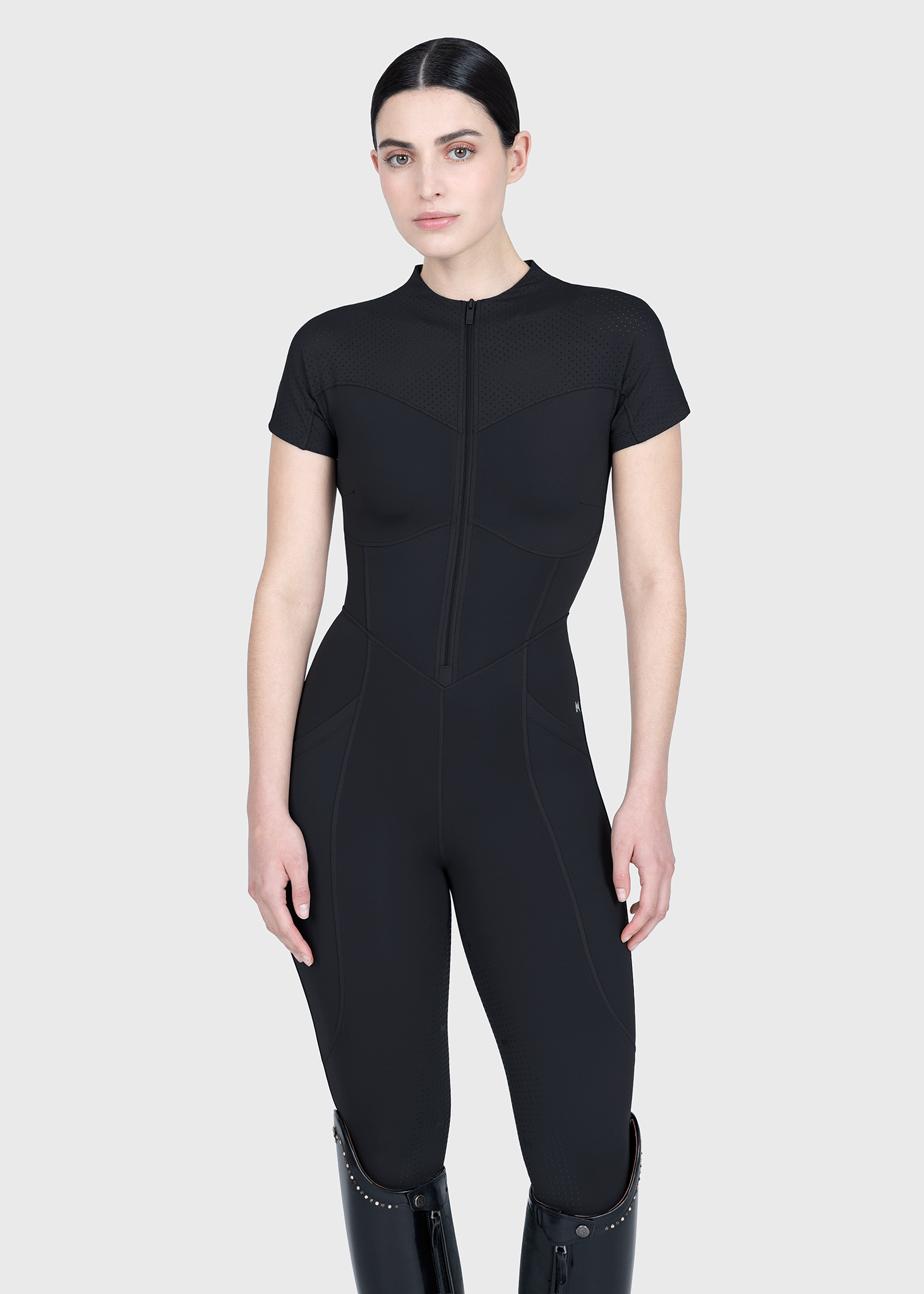 Maximilian Equestrian Air-Tech Riding Jumpsuit schwarz