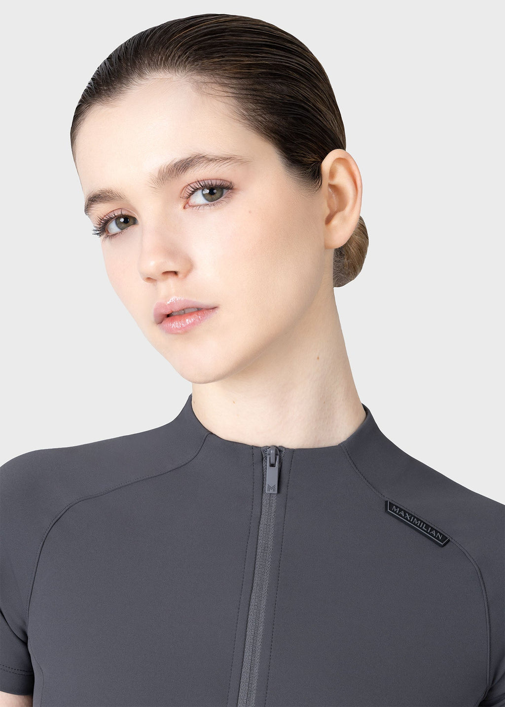 MAXIMILIAN EQUESTRIAN Origin Kurzarm Base Layer weiß graphite