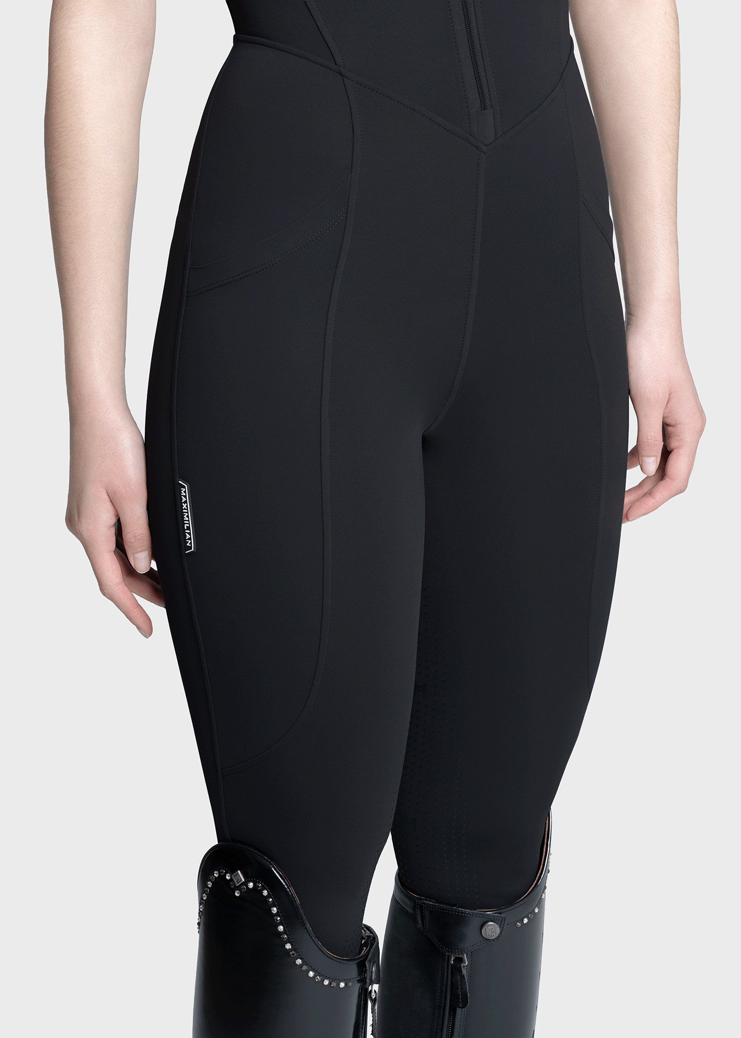 Maximilian Equestrian Air-Tech Riding Jumpsuit schwarz