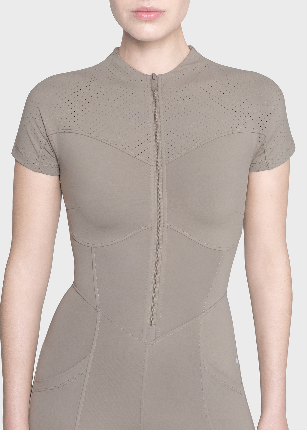 Maximilian Equestrian Air-Tech Riding Jumpsuit taupe