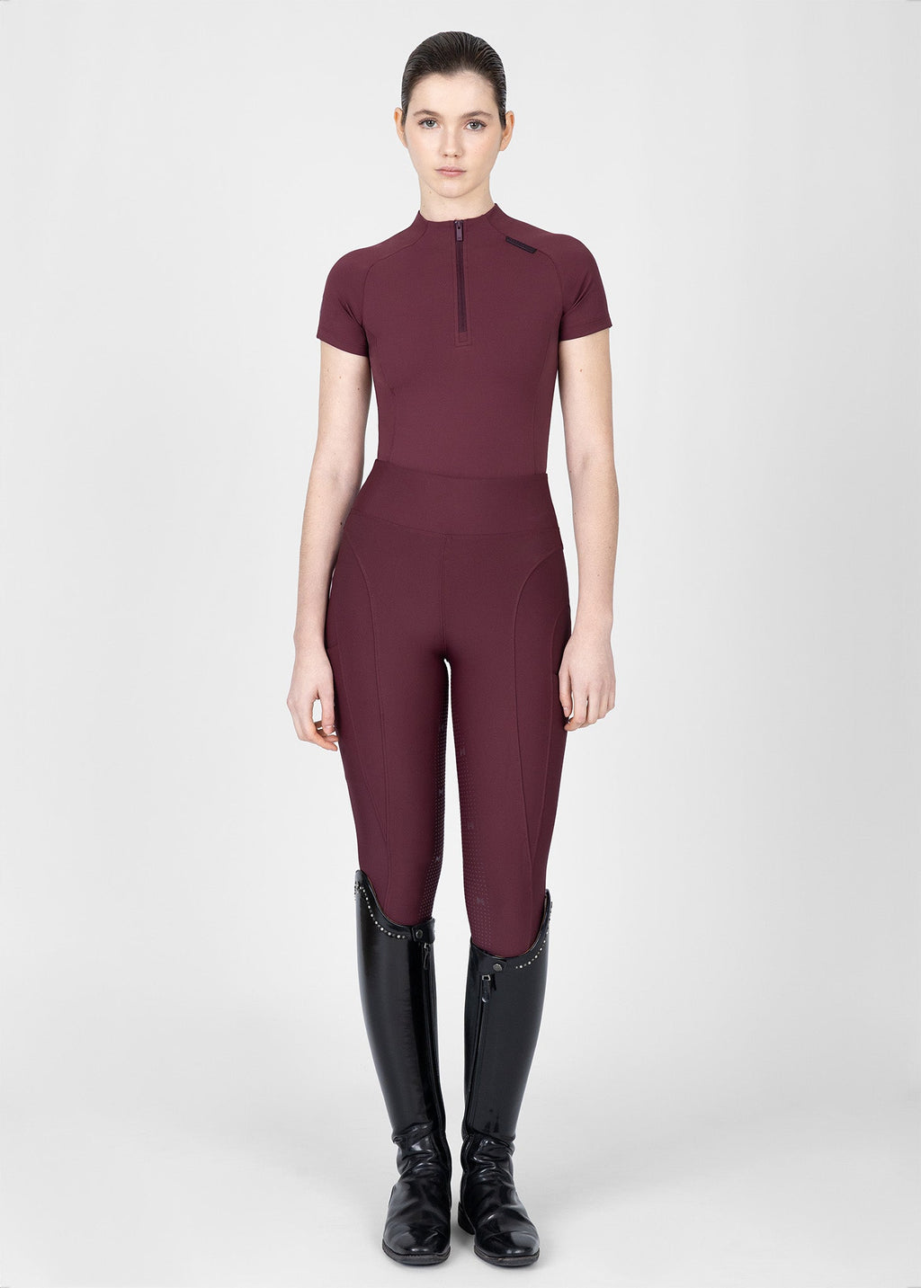 MAXIMILIAN EQUESTRIAN Origin Long-Sleeved Base Layer grenadine