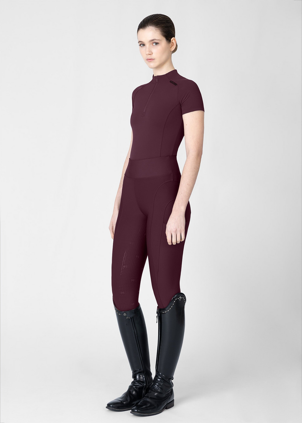 MAXIMILIAN EQUESTRIAN Origin Kurzarm Base Layer burgundy