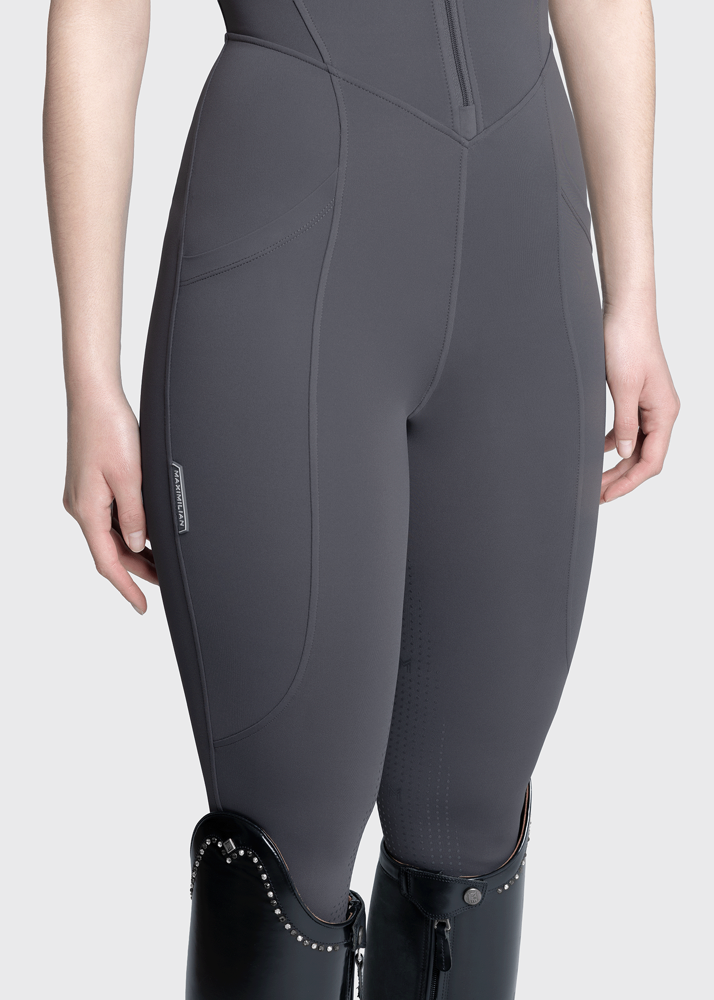 Maximilian Equestrian Air-Tech Riding Jumpsuit graphite