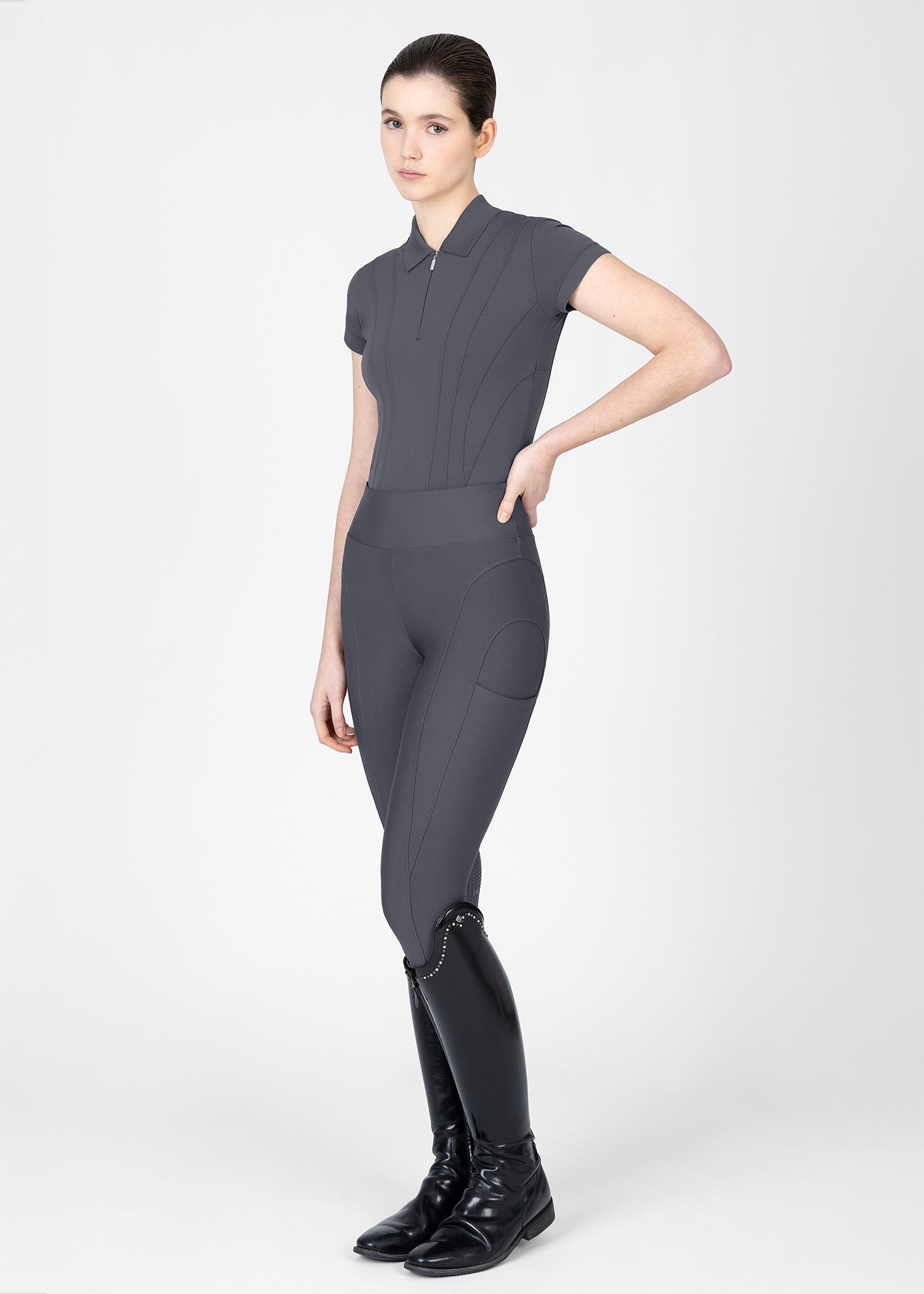 MAXIMILIAN EQUESTRIAN Origin Long-Sleeved Base Layer grenadine