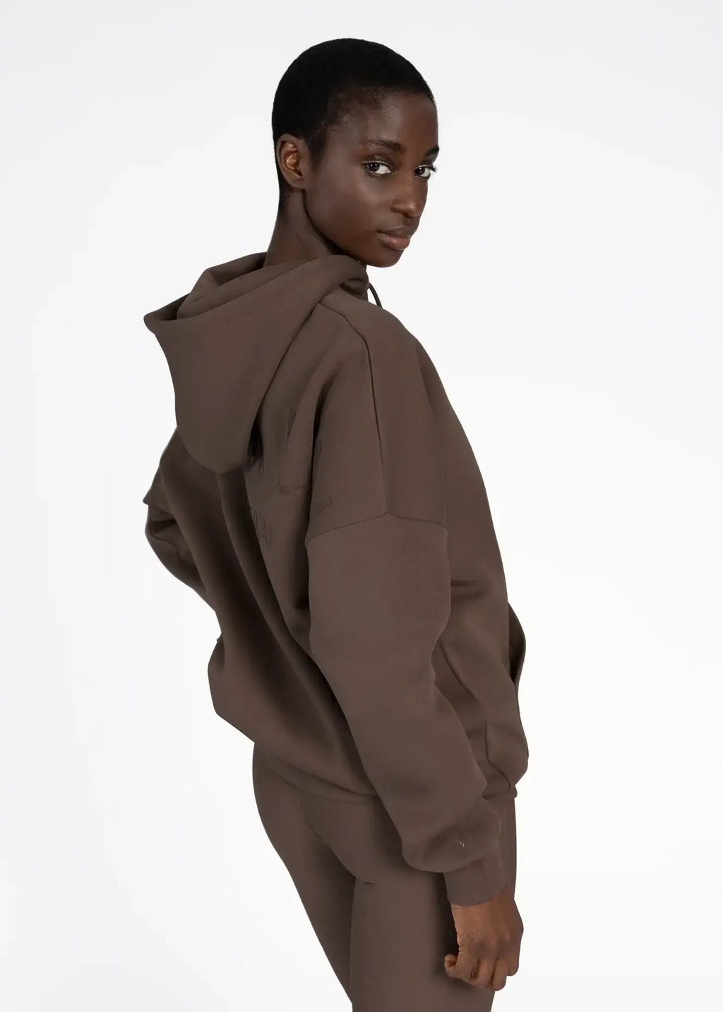 MAXIMILIAN EQUESTRIAN Women Icon Oversized Hoodie mocha