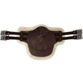 stübben Equi-Soft® Stollenschutzgurt ebony inkl. Polster Lammfell beige-braun