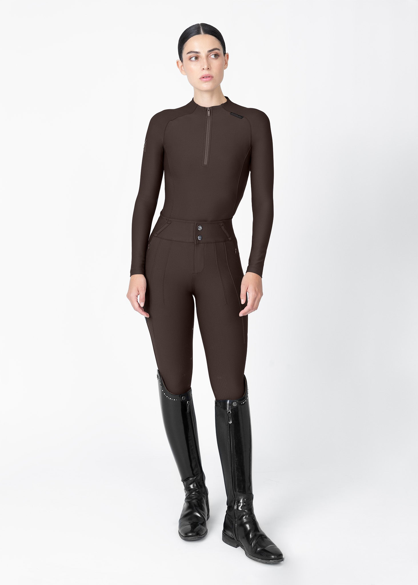 MAXIMILIAN EQUESTRIAN Origin Long-Sleeved Base Layer grenadine