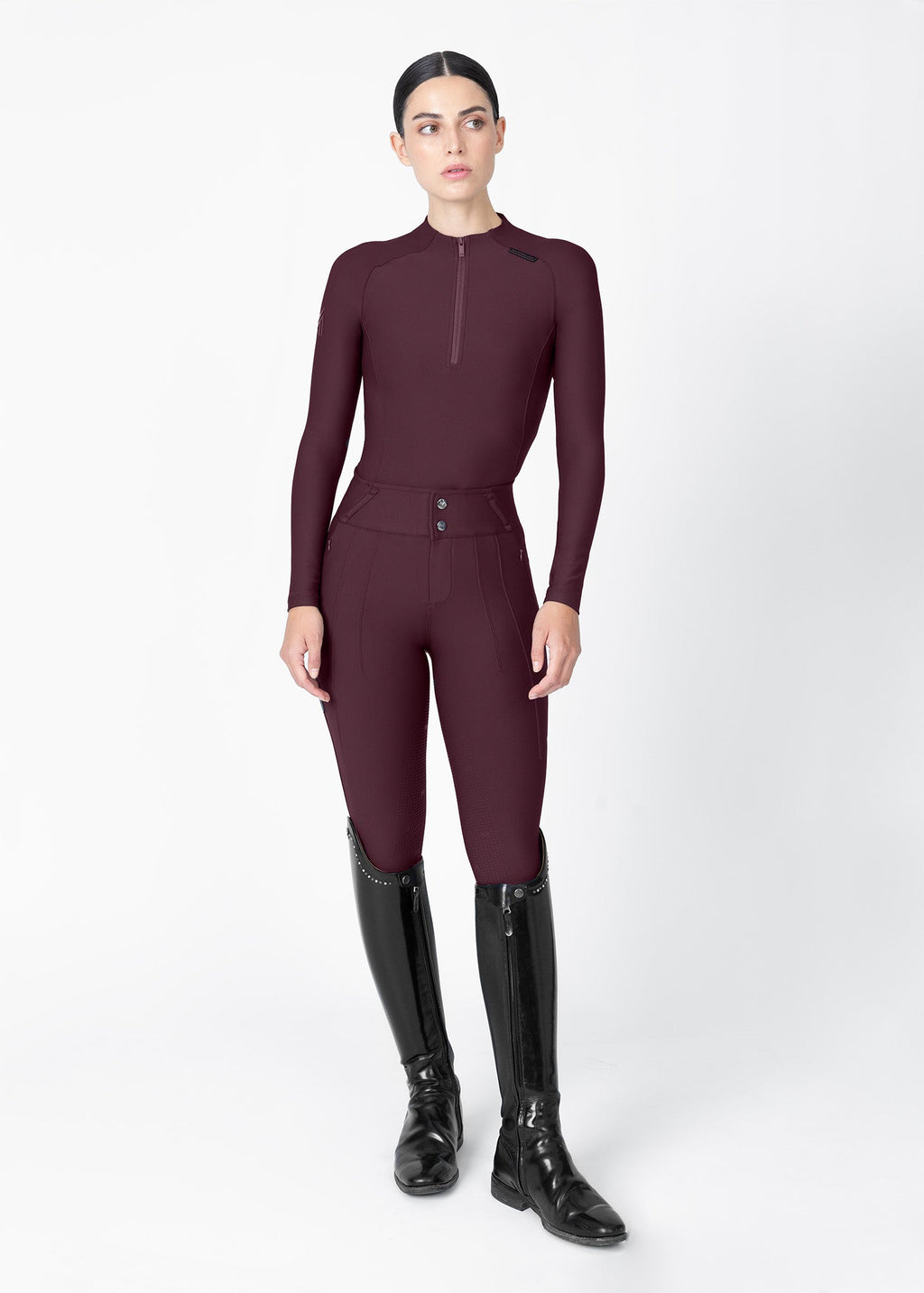 MAXIMILIAN EQUESTRIAN Origin Langarm Base Layer burgundy