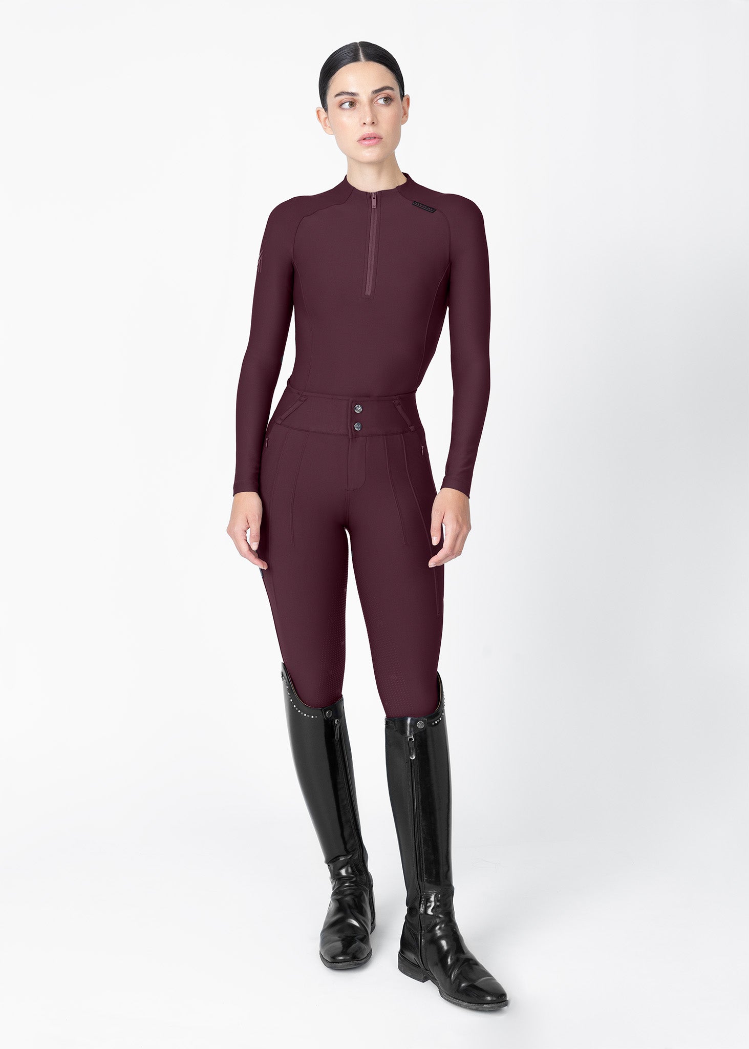 MAXIMILIAN EQUESTRIAN Origin Langarm Base Layer burgundy