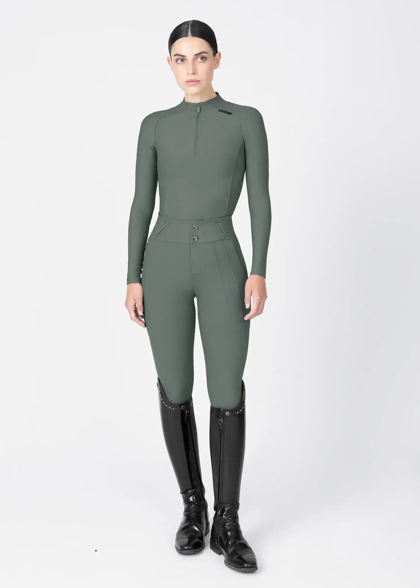 MAXIMILIAN EQUESTRIAN Origin Langarm Base Layer ivy