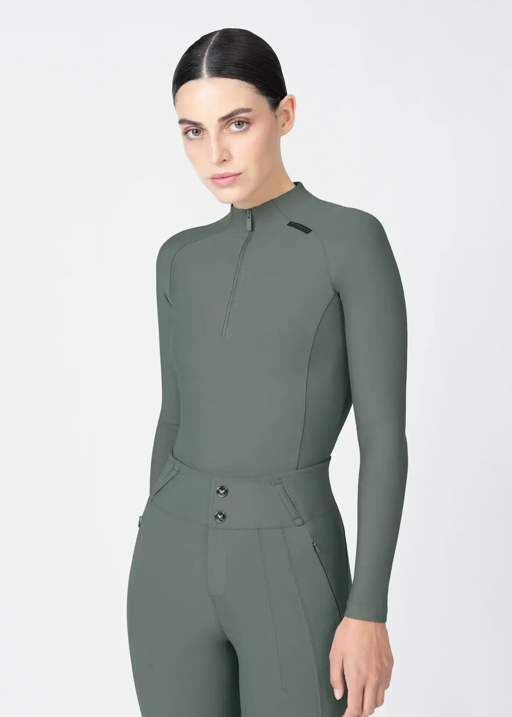 MAXIMILIAN EQUESTRIAN Origin Langarm Base Layer ivy