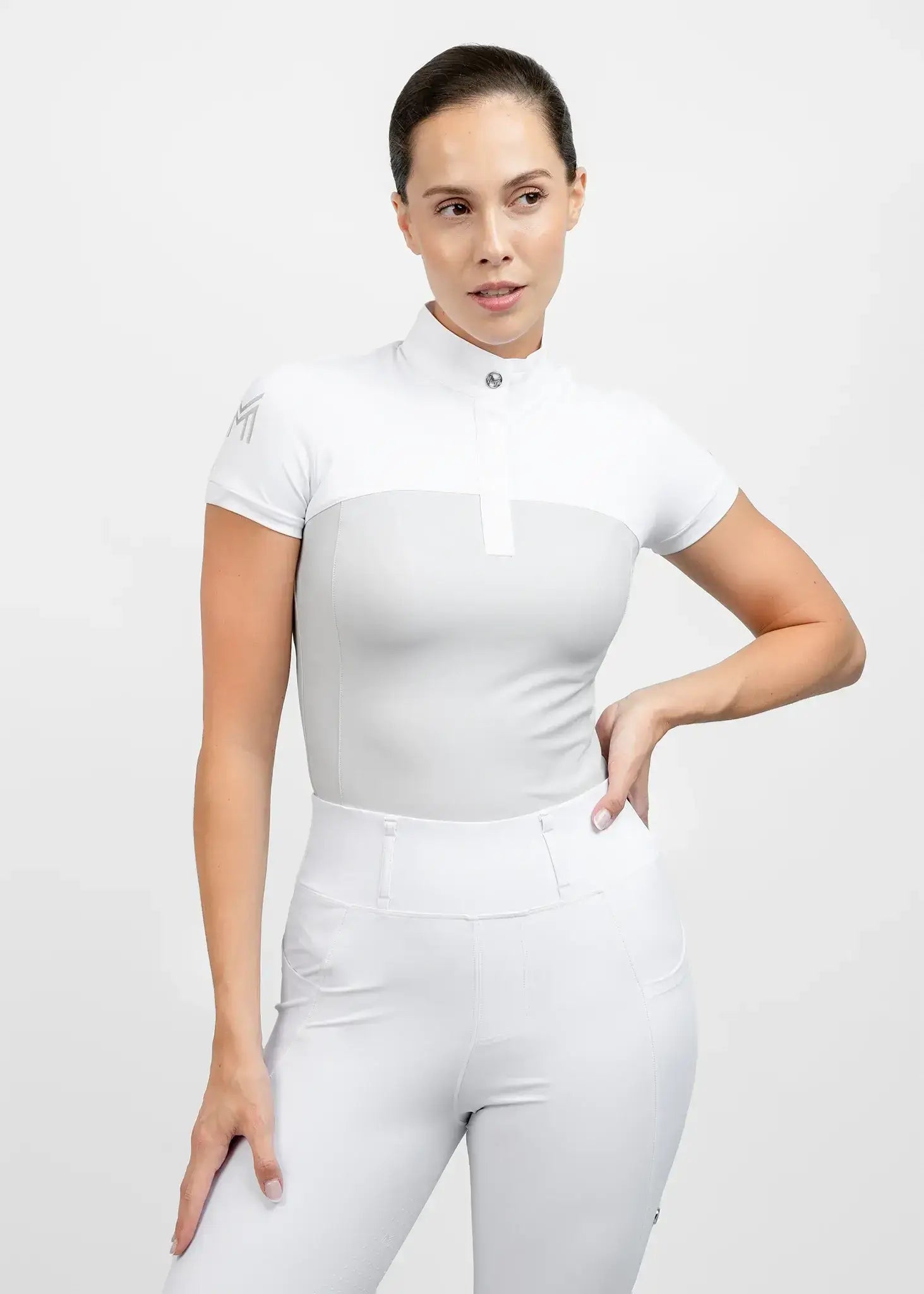 MAXIMILIAN EQUESTRIAN Era Turniershirt kurzarm Glacier