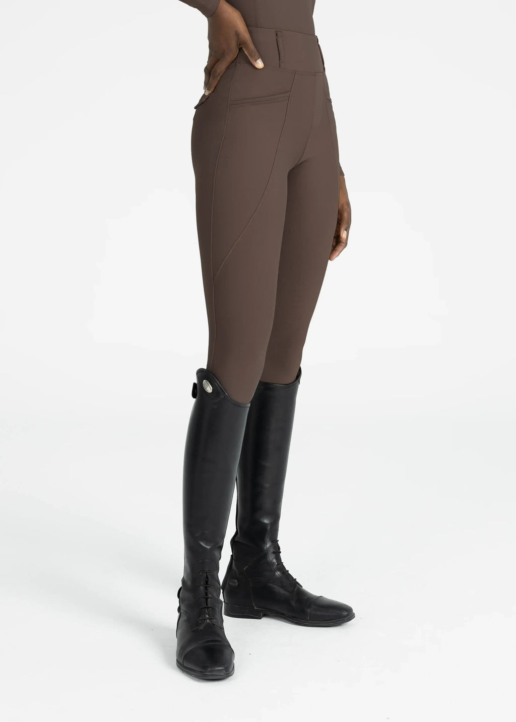 MAXIMILIAN EQUESTRIAN Pro Riding Leggings mocha