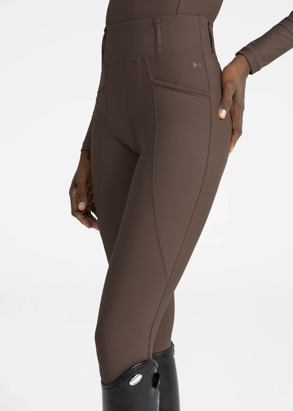 MAXIMILIAN EQUESTRIAN Pro Riding Leggings mocha