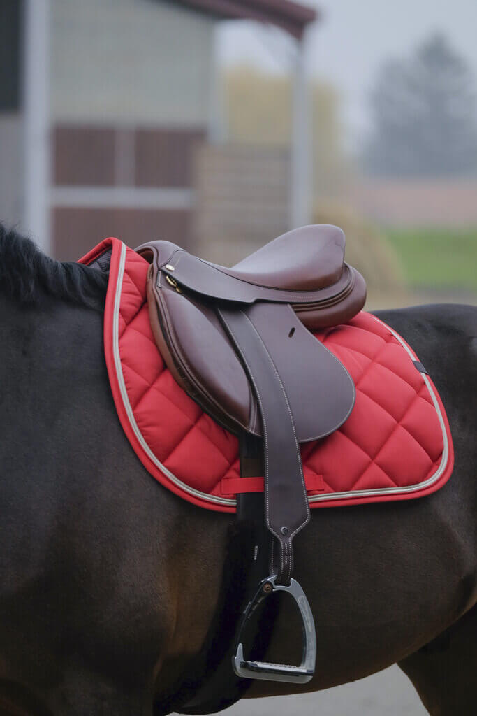 EQUITHÈME „CLASSIC" SCHABRACKE rot VS