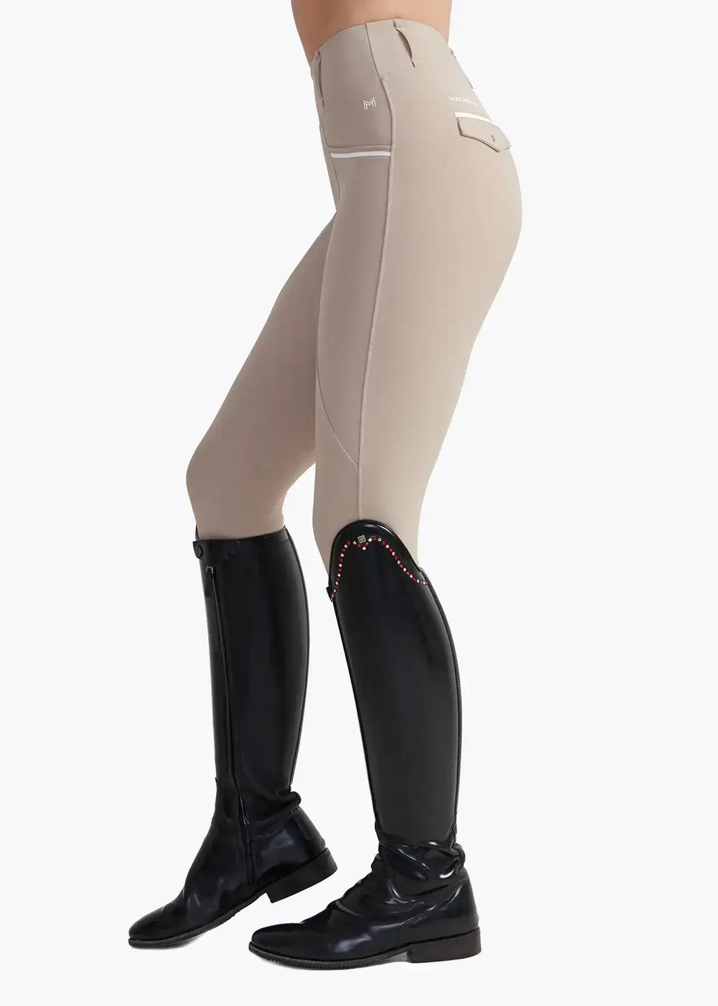 MAXIMILIAN EQUESTRIAN Pro Riding Leggings beige
