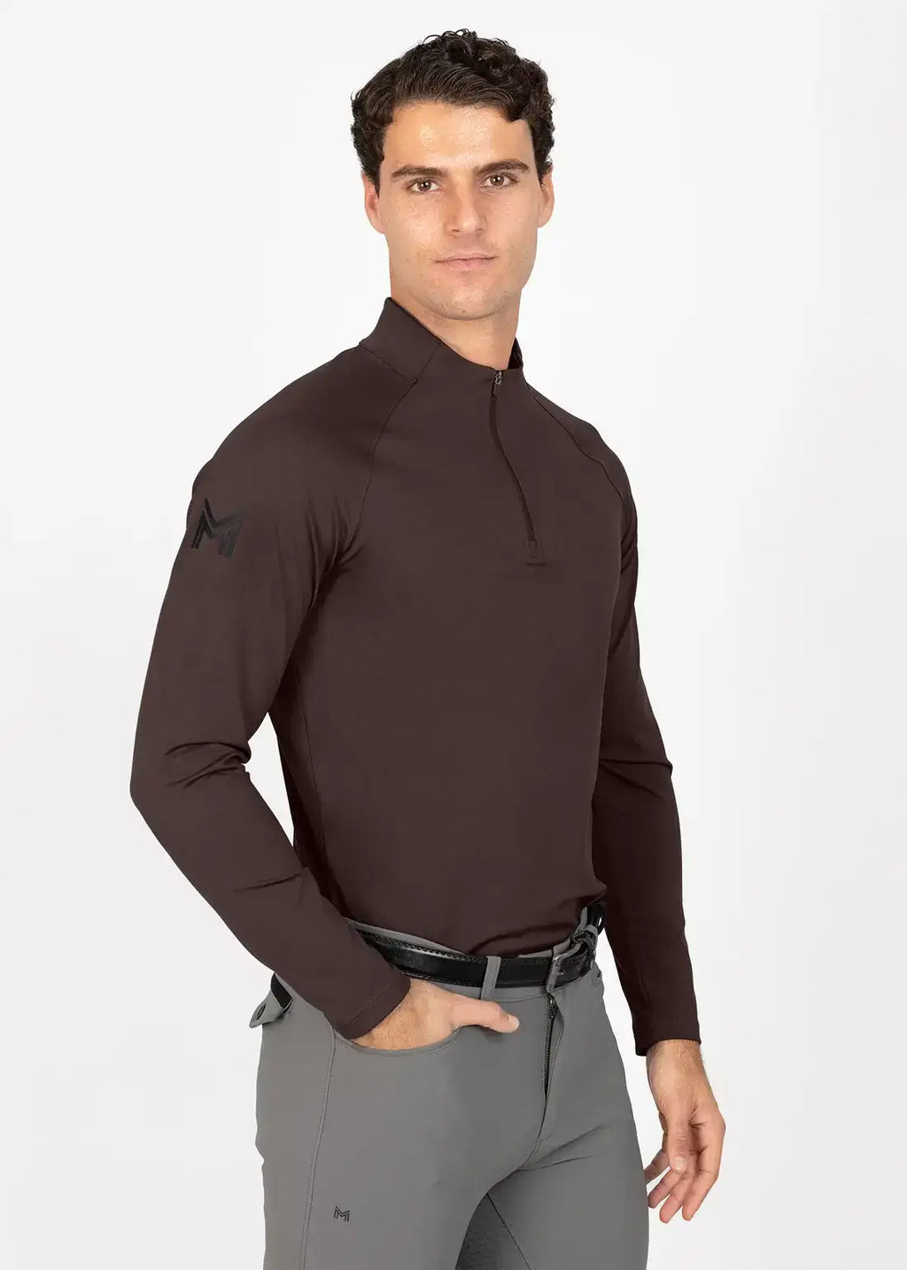 MAXIMILIAN EQUESTRIAN Code Base Layer Chocolate