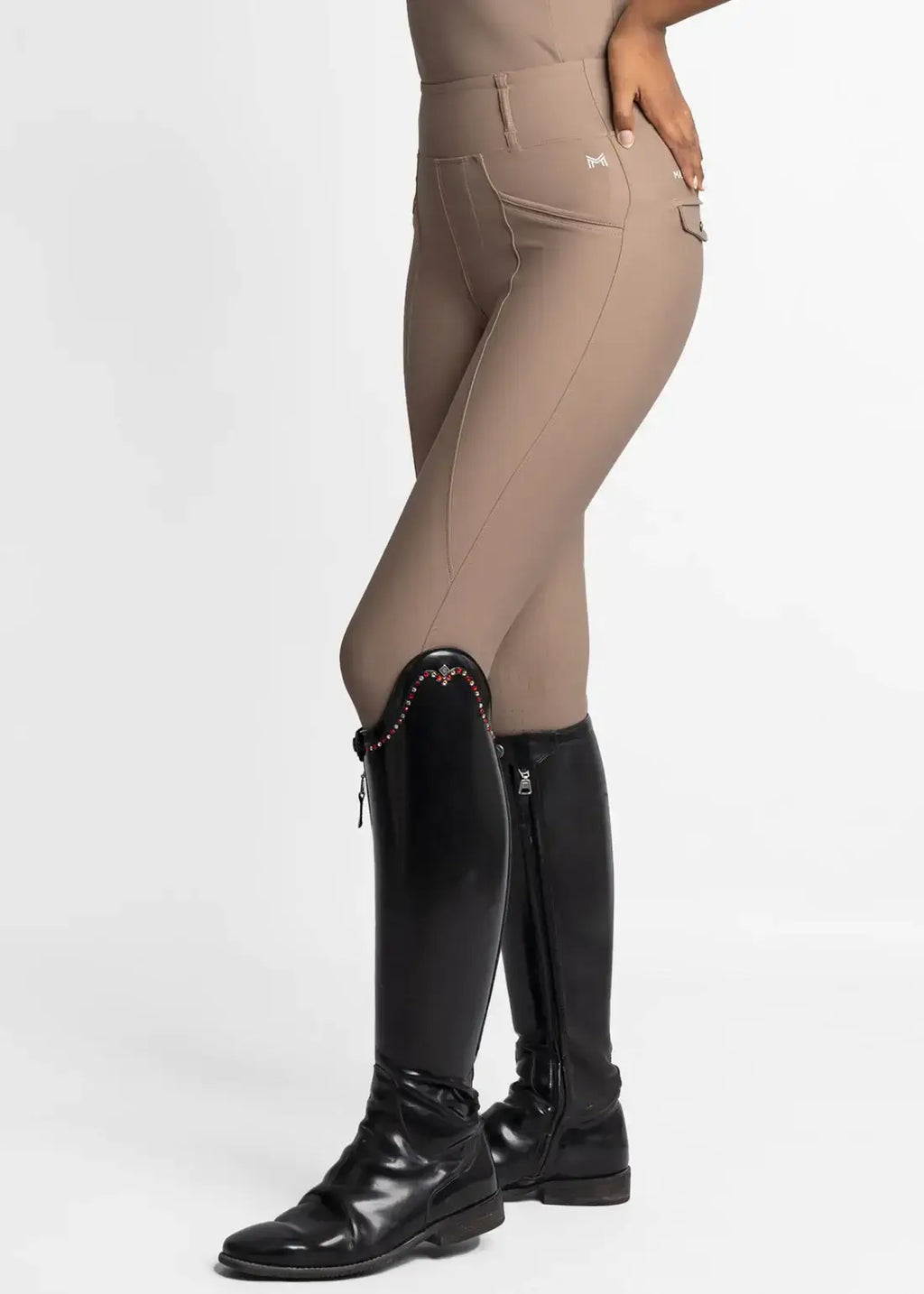 MAXIMILIAN EQUESTRIAN Pro Riding Leggings nougat