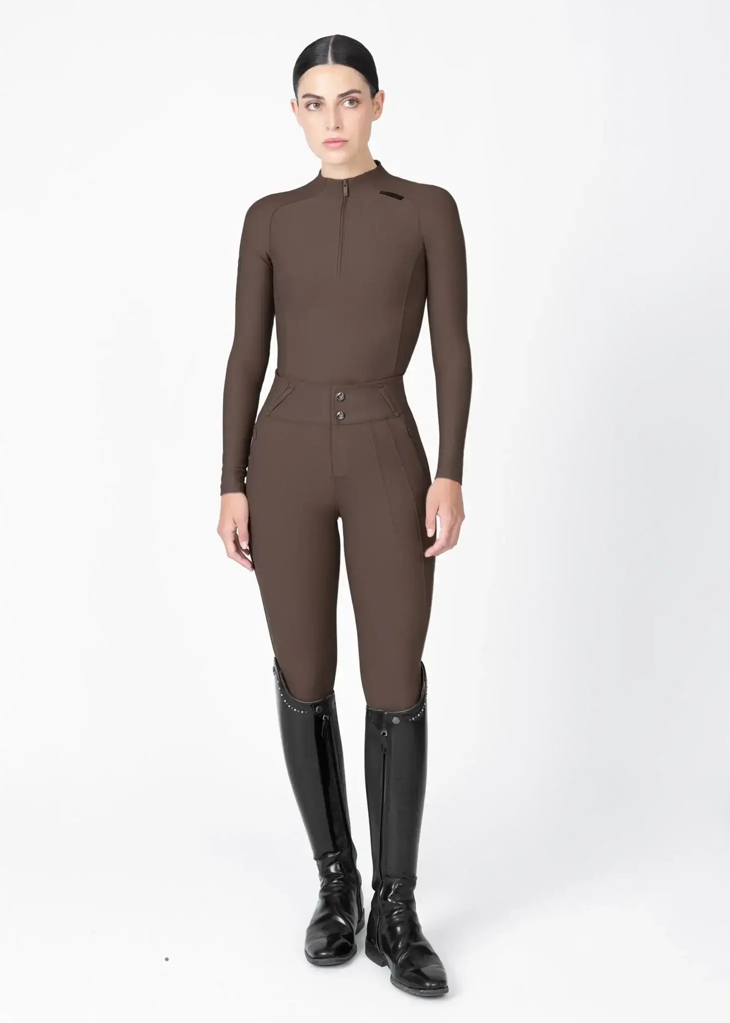 MAXIMILIAN EQUESTRIAN Origin Langarm Base Layer mocha