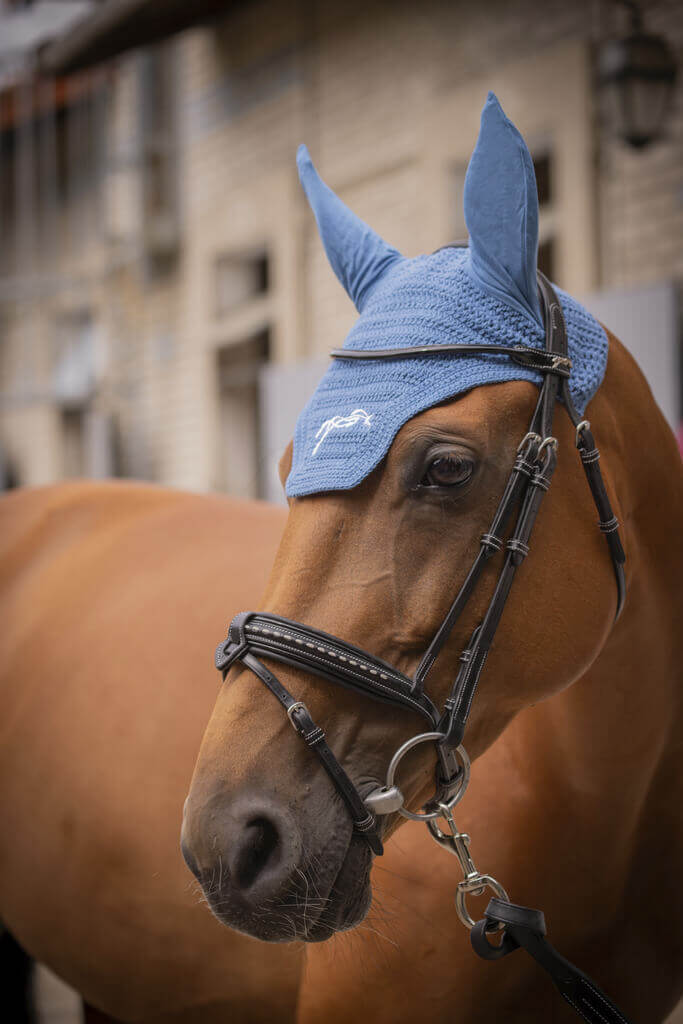 Penelope Fliegenhaube Cotton lagunenblau