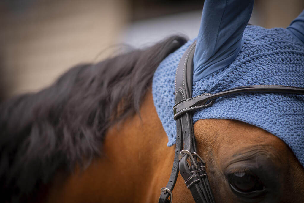Penelope Fliegenhaube Cotton lagunenblau