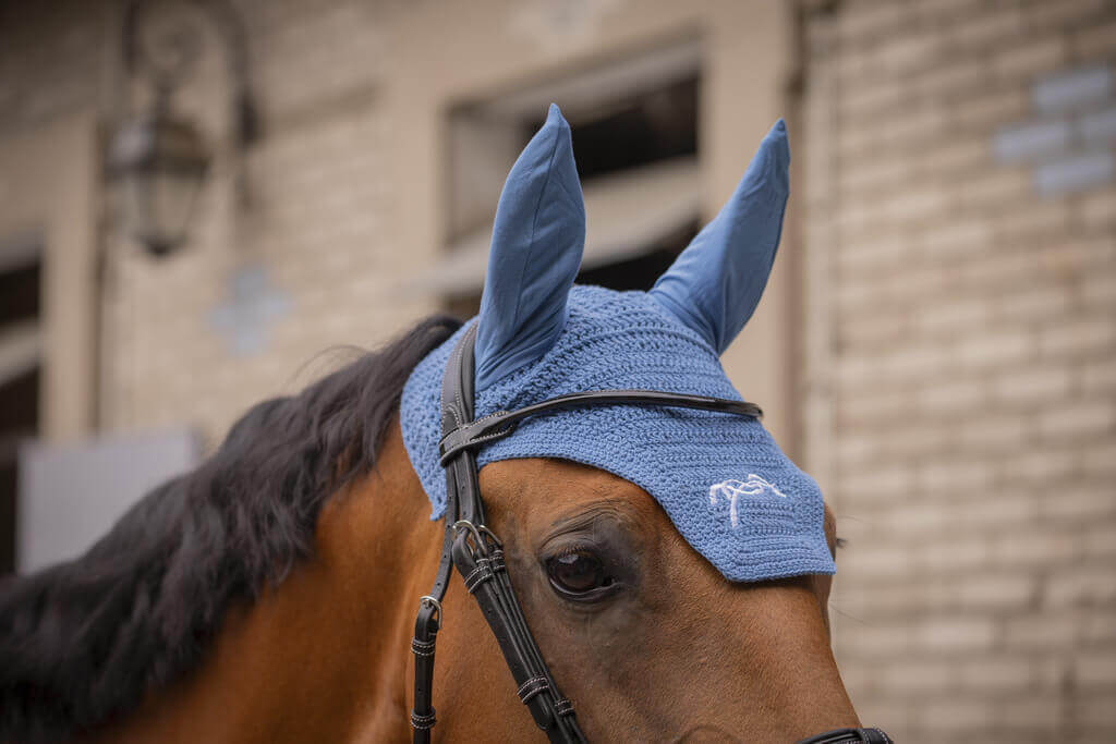 Penelope Fliegenhaube Cotton lagunenblau