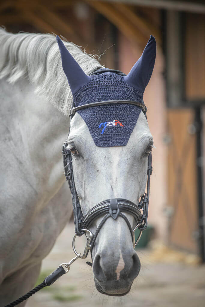 Penelope Fliegenhaube Glitter navy