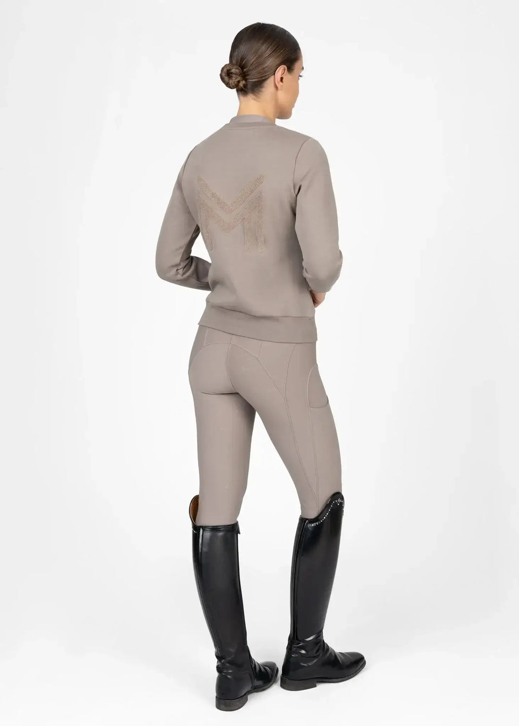 MAXIMILIAN EQUESTRIAN Loft Sweatshirt taupe