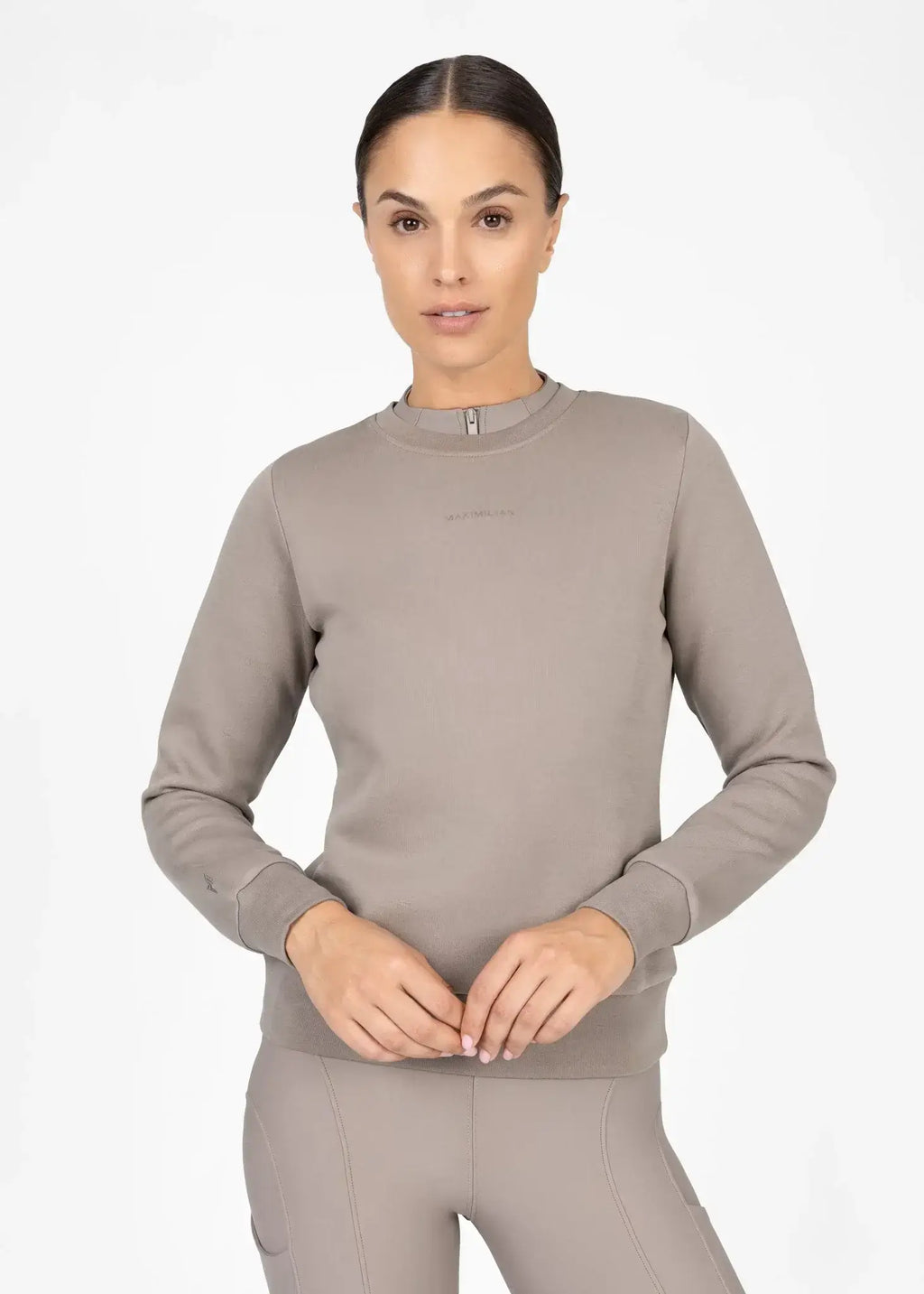 MAXIMILIAN EQUESTRIAN Loft Sweatshirt taupe