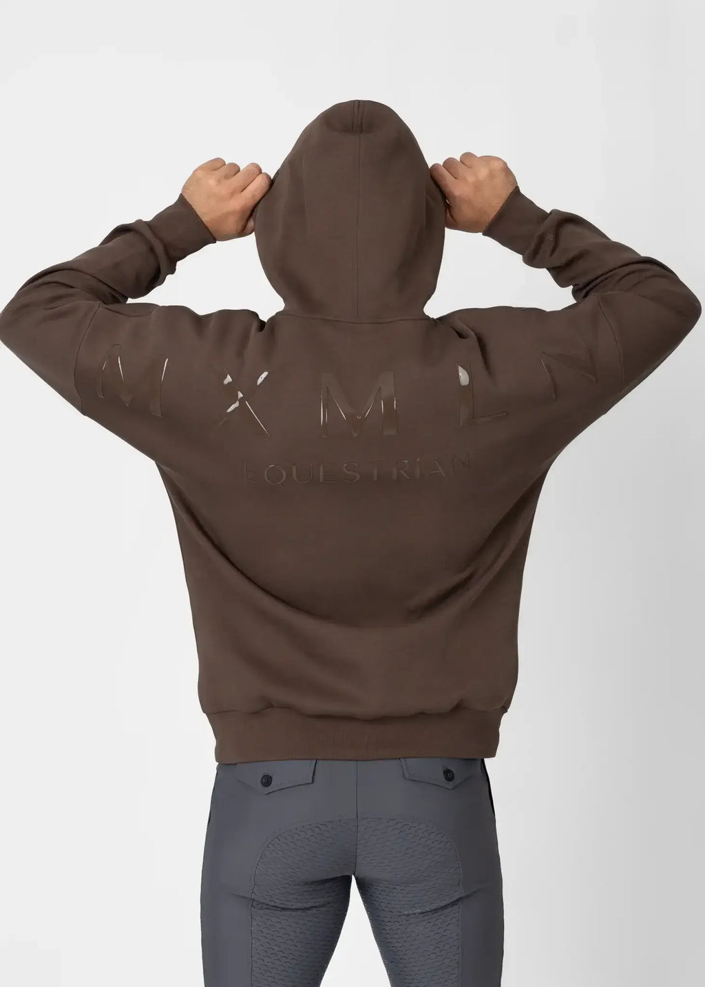 MAXIMILIAN EQUESTRIAN Men Icon Oversized Hoodie mocha
