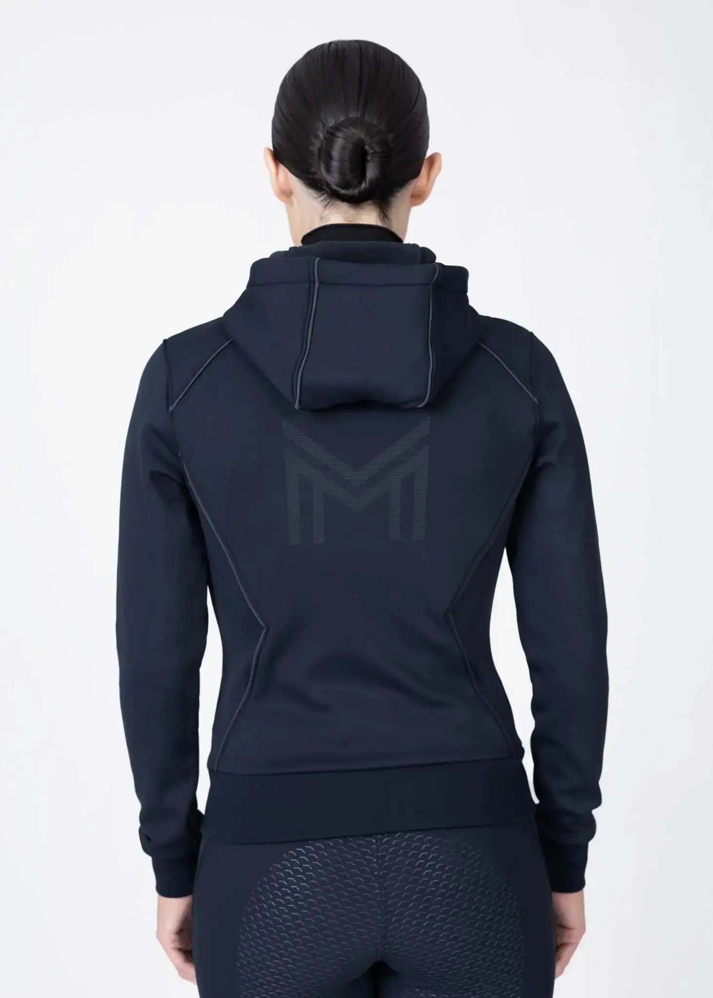 MAXIMILIAN EQUESTRIAN Arctic Zip Hoodie atlantic
