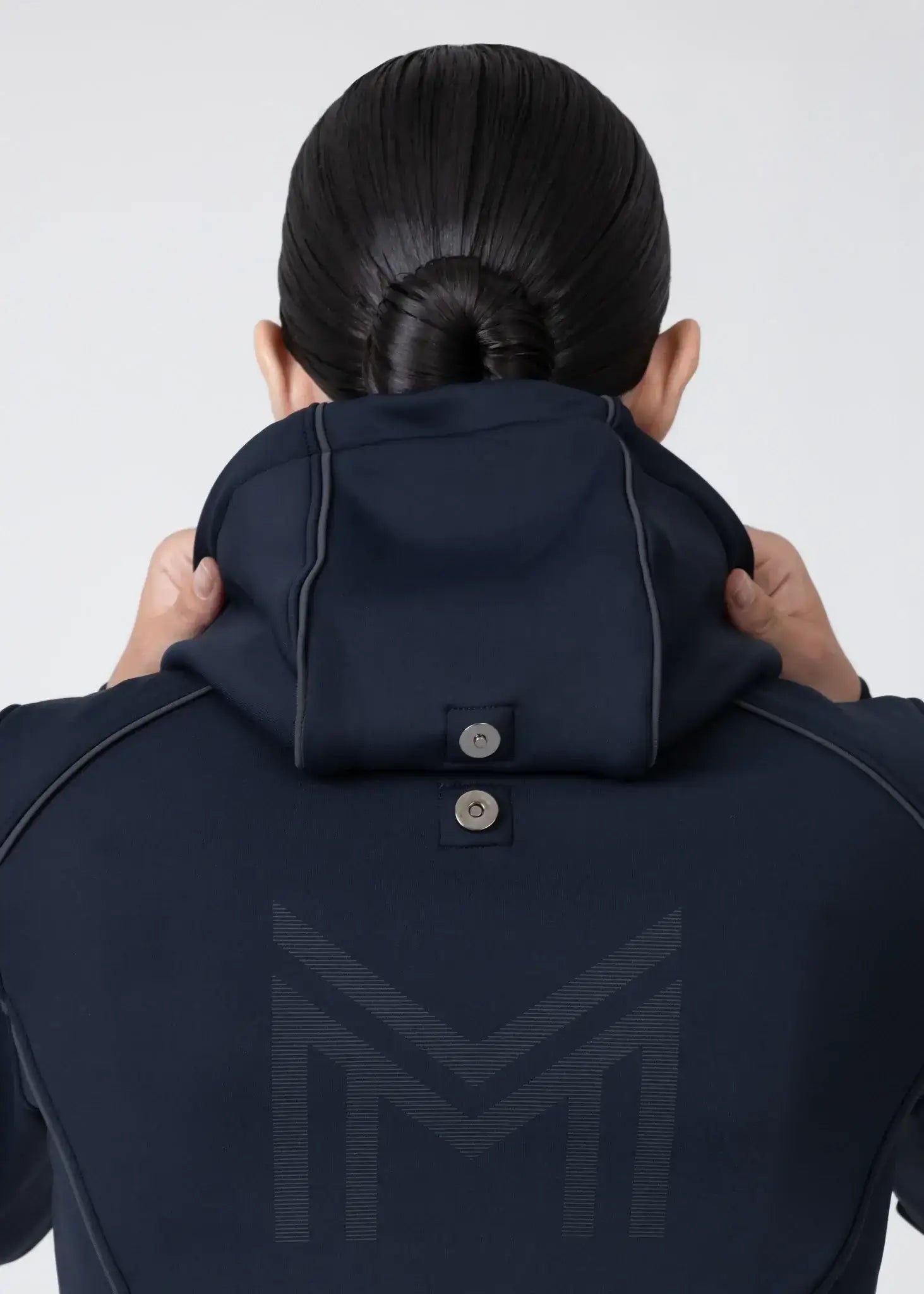 MAXIMILIAN EQUESTRIAN Arctic Zip Hoodie atlantic