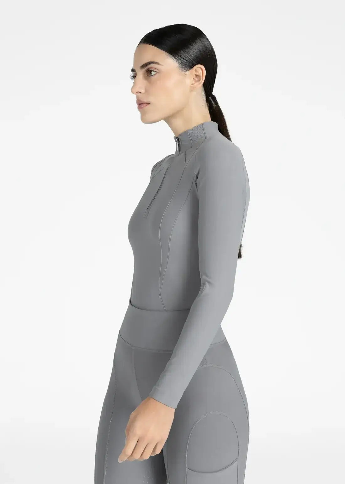 MAXIMILIAN EQUESTRIAN Frame Langarm Base Layer Titanium